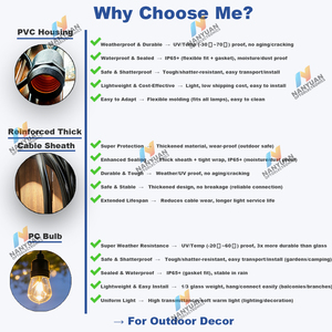 Luci a Stringa LED Personalizzabili, Impermeabili IP65, Luci Infrangibili per Matrimoni e Caffè - Product Image 3