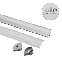 Coin profilé en aluminium pour bande LED 3030H 1m/2m/3m