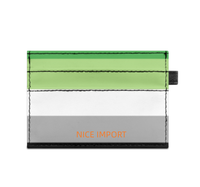 Aromantic Rainbow Super Slim Doppelseitig bedruckter Kartenhalter, tragbarer Kreditkartenhalter aus PU-Leder für Männer und Frauen