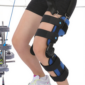 สายรัดเข่าแบบมืออาชีพรอมพร้อมโลโก้ออกแบบได้ตามต้องการผ้าไนลอนและสแปนเด็กซ์สำหรับบรรเทาอาการปวดและฟื้นฟูสมรรถภาพ - Product Image 3