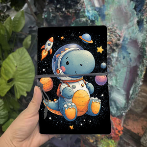 2025 A6 cahier d'enregistrement de travail 160 Pages épais à la mode idéal pour les réunions de bureau Notes de travail projet carnet de tâches avec <span class=keywords><strong>Dinosau</strong></span> - Product Image 2