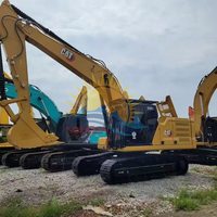Excavatrice Caterpillar d'occasion, modèle original CAT 330GC, 30 tonnes, chenille, excavatrice d'occasion pour la construction