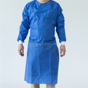 Certificado CE ISO De La bata quirúrgica no tejida médica disponible de SMS para la sala de examen de la Clínica del hospital - Product Image 4