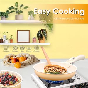 Nouveauté : casseroles et poêles en céramique avec revêtement en <span class=keywords><strong>granit</strong></span> moderne pour le <span class=keywords><strong>camping</strong></span> et les <span class=keywords><strong>camping</strong></span>-cars, compatibles lave-vaisselle - Product Image 6