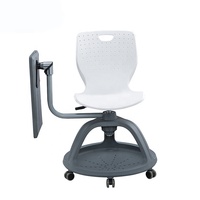 Chaise d'école mobile moderne réglable ZOIFUN avec tablette