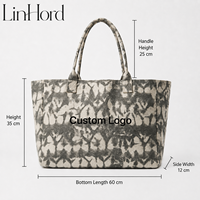 Sac fourre-tout en toile camouflage avec logo personnalisé, grand sac à bandoulière réutilisable pour femmes et acheteurs en gros