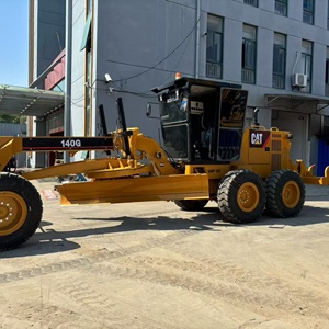 รถเกรดเดอร์ Caterpillar 140G มือสอง อุปกรณ์ก่อสร้างงานหนัก รุ่นปี 2020 สีเหลือง ยางใหญ่ ห้องโดยสารสีดำ เครื่องยนต์ PLC ปั๊ม - Product Image 3