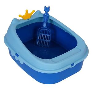 Lettiera per Gatti Grande con Coperchio, Bordi Alti, Vassoio Chiuso, Controllo Odori, Facile da Pulire, per Gatti da Interno, Forniture Durevoli per Animali Domestici - Product Image 1