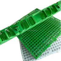Cellule de drainage modulaire en HDPE pour la rétention et le drainage de l'eau, idéale pour les toits végétalisés, les jardinières et les systèmes de gestion des eaux souterraines