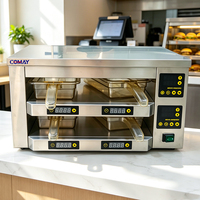 Chauffe-burger électrique carré Kemai 10L, maintien au chaud 24h pour chaînes de restauration rapide, vente directe usine, garantie 1 an