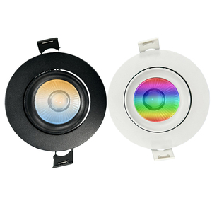 Benory 24V Loxone regulable Smart Led Spot <span class=keywords><strong>Casambi</strong></span> Knx Dali <span class=keywords><strong>Dmx</strong></span> Wifi 0-10V 1-10V PWM atenuación sintonizable blanco RGBW Cri95 Downlight - Product Image 1