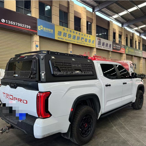 Caja de Carga Modular de Aluminio para Toyota Tundra con Caja de 6.5 pies, Techo Rígido Bloqueable, Montaje sin Perforación - Product Image 1