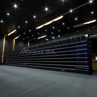 Système de sièges télescopiques Avant Sports pour arènes intérieures, sièges de gymnase personnalisés, gradins motorisés rétractables