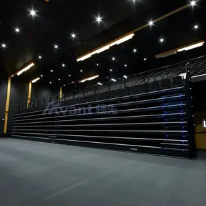 Avant Retractable Auditorium Seating Tribune Modular Electrical Telescopic Grandstand Systems Indoor Mobile Folding Bleachers