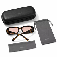 Lunettes de soleil tendance pour hommes et femmes, lunettes de soleil personnalisées de haute qualité UV400, lunettes de soleil rectangulaires |   Lunettes en nylon rétro classiques