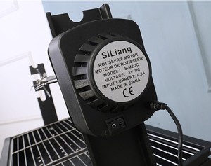Rôtissoire électrique moderne en acier inoxydable BBQ Grill Fer enduit de poudre de haute qualité pour barbecue Porc Mouton Kebab Viande - Product Image 2