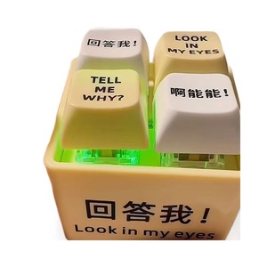 ตอบฉันหน่อย! พวงกุญแจคลายเครียดพร้อมเสียงและแสง ของเล่นบีบพลาสติกสำหรับเด็กและผู้ใหญ่ ทุกเพศ 8 ถึง 13 ปี - Product Image 2