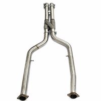 Système d'échappement en acier inoxydable de 1,2 mm d'épaisseur, tube en Z de 3 pouces à longueur égale avec garantie d'un an pour F95 X5M F96 X6M 4.4T