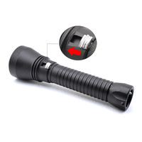 Lampe torche puissante pour la pêche sous-marine XHP70 LED, 3000 lumens, lanterne de plongée rechargeable, torche étanche IPX8, 80 m sous l'eau