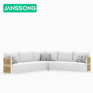 <b>Rattan</b> Patio Set Garden Pool Rope Modern Outdoor Furniture Set Garden <b>Sofas</b> Garden Furniture Metal Poolside Furniture - Product Image 6