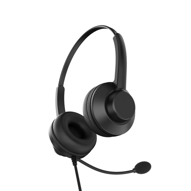 Call Center Wired Headset  On-Ear Computer Headphones  Microphone Mute  Headsets S2 for PC Skype Laptop