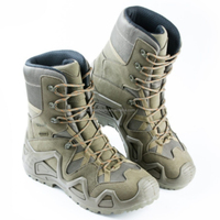 Botas Tácticas Personalizadas Elkland para Hombre, de Corte Alto, Impermeables para Exteriores, con Forro de Membrana de Nubuck Artificial, Transpirables y Cómodas