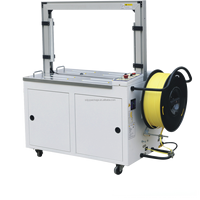 Nouvelle machine d'emballage semi-automatique et entièrement automatique à double moteur pour cerclage de cartons à colle chaude, fabriquée en Chine