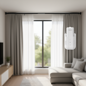 Ouvre-rideau intelligent Vevor, commande à distance par application, compatible avec les rails en forme de U et de I, Alexa, Google Home, ouverture et fermeture automatiques - Product Image 2