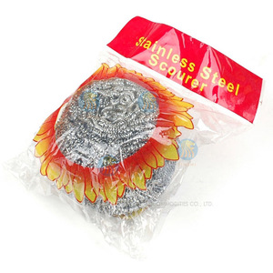 Thép không gỉ len Scrubber món ăn nồi làm sạch bóng bếp scourer làm sạch kim loại cọ rửa - Product Image 6