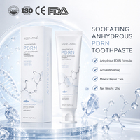 Dentifrice PDRN Anhydre Marque Blanche OEM, Complexe ADN de Saumon, Soin Buccal Quotidien Réparateur Minéral Blanchissant Actif 120g