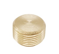 Bouchon d'arrêt en laiton forgé pour raccords de tuyauterie NPT 3/8'' à tête hexagonale