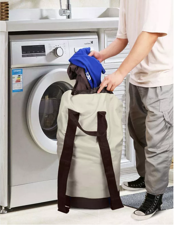 Оптовая продажа, индивидуальная легкая вместительная Сетчатая Сумка для стирки, портативная удобная одежда, сумка для стирки на шнурке, рюкзак