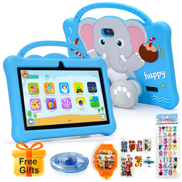 Educational Kid Tablet PC with WIFI Connection 1GB RAM 8GB ROM Android 7 Capacitive Screen Low MOQ Factory Price Kid Pad