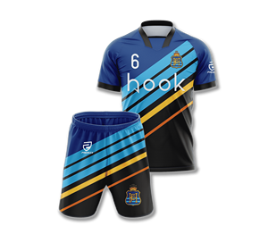 Uniformes de Fútbol Unisex Fabricados en Fábrica, Estampados, Manga Corta, Cuello en V, 100% Poliéster, Anti-UV, Secado Rápido, Ropa Deportiva - Product Image 3