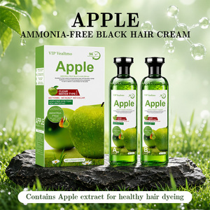 Tinta per Capelli Organica <span class=keywords><strong>Senza</strong></span> <span class=keywords><strong>Ammoniaca</strong></span> 100% al Profumo di Mela, Colorazione Rapida in 5 Minuti, Gel Colorante per Capelli, Produttore OEM - Product Image 2