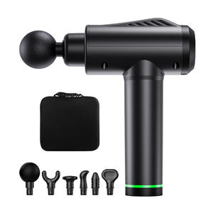 Pistolet de massage intelligent, relaxant musculaire électrique, 12 niveaux de vitesse, moteur sans balais, rechargeable par USB, 5 têtes de massage - Product Image 2