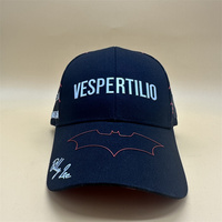 Gorra de béisbol unisex de 6 paneles con estampado 3D en relieve personalizado OEM 2026, patrón integral, algodón twill de lavado oscuro, ajustable, deportiva, al por mayor