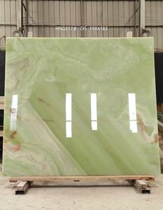 Green Jade (<strong>Onyx</strong>) <strong>Marble</strong> | Premium Natural Green <strong>Onyx</strong> with Swirling Veins &amp; Translucent Glow for Luxury Feature Wall Design - Product Image 1