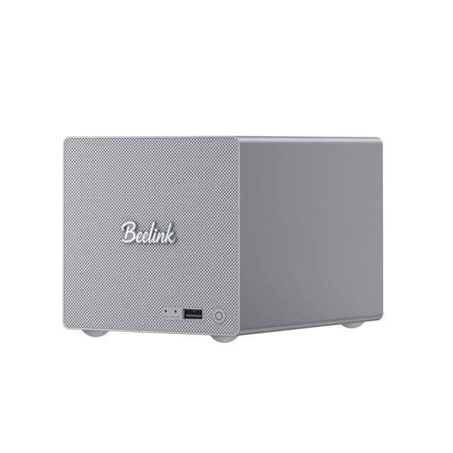 New Arrival Beelink ME Pro Mini Pc with N150 4C/4T CPU Wifi6 2 Lan Port 2HDD 2 SSD Home Storage Nas