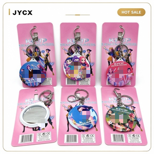 Portachiavi Specchio Personalizzato K-Pop Demon Hunters, Charm Portatile per Borsa, Regalo Anime Cartoon per Fan - Product Image 1