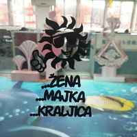 Op maat gemaakte transfer sticker met matte of glanzende vinyl oppervlakte voor laptop, skateboard, DIY grafische decoratie