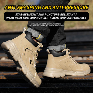 Calzado de Seguridad para Hombre, con Puntera de Acero, Antipinchazos, para Trabajo, Protección Laboral, para Todas las Temporadas - Product Image 4