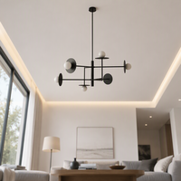 Lustre de style américain, lampe rétro, lustre sur mesure, luminaire suspendu, décoration d'éclairage, éclairage pour salle à manger