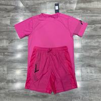 T-shirt de course d'été pour homme Pro, ensemble décontracté à manches courtes, séchage rapide, anti-transpiration, sans contrainte, pour marathon, sport et fitness