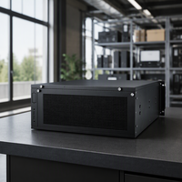 HPC-7420-85ZX 4U Chassis Rak-mount Kedalaman Pendek dengan Akses Depan yang Menampilkan Prosesor Seri AMD EPYC 9004/9005