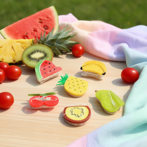 Fermagli per capelli Kaiqi a forma di frutta, 8 cm, design a cartoni animati, per uso quotidiano da parte delle donne, in plastica di alta qualità, confezione in sacchetto OPP. - Product Image 2