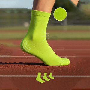 Manufacturer Fashion Solid Color Breathable Solid Color for Adults Casual Daily Wear Men Custom Your Own Logo <b>Running</b> <b>Socks</b> - Product Image 5