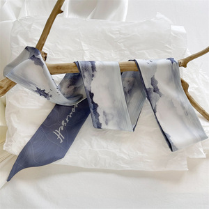 Diadema Elegante <span class=keywords><strong>de</strong></span> Doble Cara Estilo Dunhuang, Bufanda Decorativa <span class=keywords><strong>de</strong></span> Primavera y Otoño en Estilo Chino, Larga y Elegante, Hecha <span class=keywords><strong>de</strong></span> Poliéster - Product Image 6