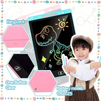 Tablette graphique LCD professionnelle HX 12 pouces pour enfants, tablette de dessin pour enfants avec stylet, tablette d'écriture LCD 12 pouces pour enfants