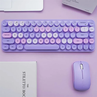 Produk terbaik Juli 2024 Keyboard komputer Tablet Mini Dual Channel Keyboard ponsel nirkabel isi ulang Keyboard BT